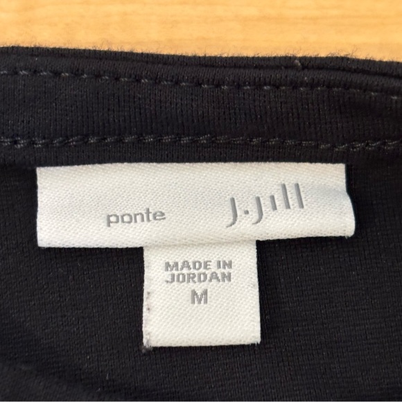 J. Jill Black 3/4 Sleeve Tunic Top Size Medium - Picture 4 of 6